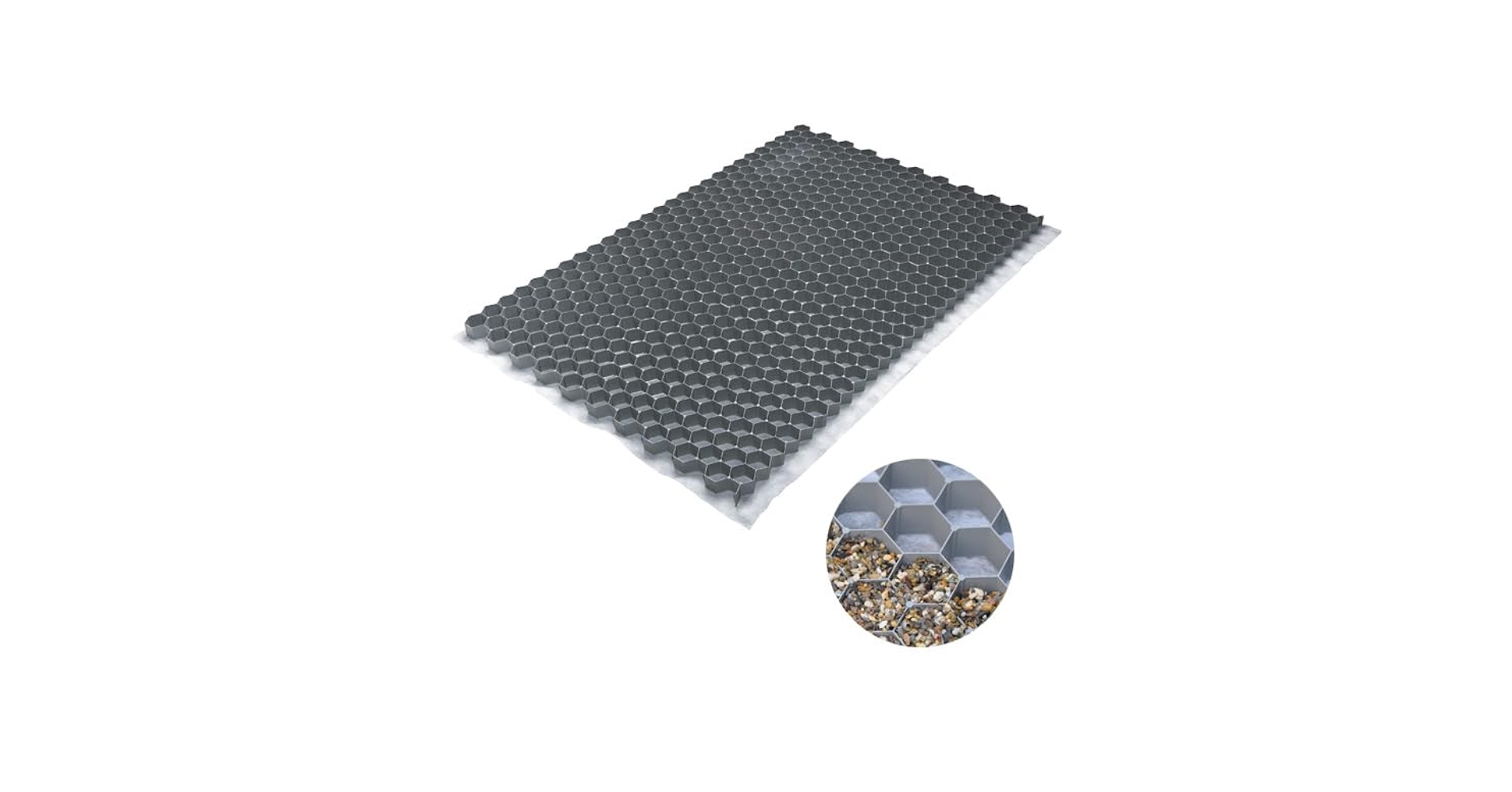 Amazon.co.jp: グラベルフィックス ライト 1枚 1176x764x26mm 砂利